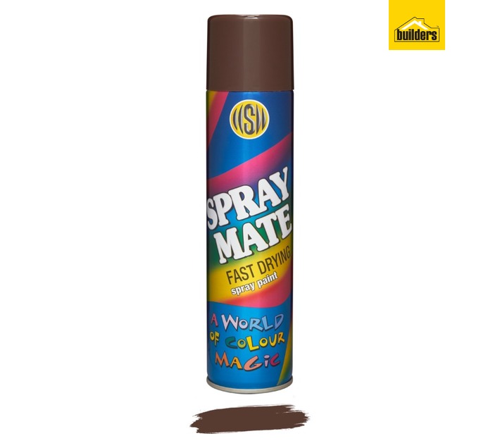 Spraymate Regular - Dark Brown (250ml) | Gloss Spray Paint | Spray