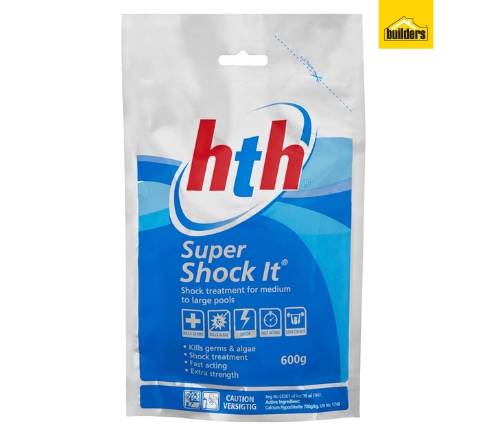 hth super green to blue shock system for swimming pools 7.2 lbs