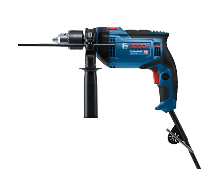 Bosch HAMMER DRILL GSB16REKLC 750W Axial & Radial Lock Handle, Fatigue-Free