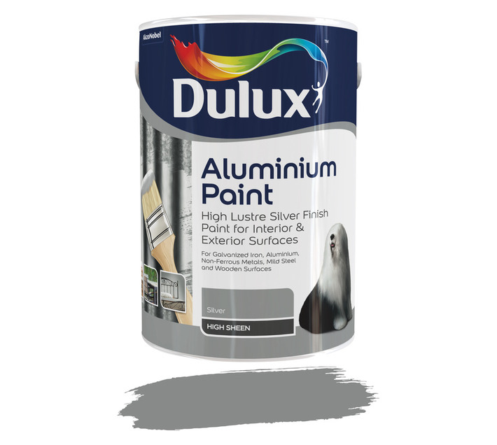 Buy Dulux Trade Aluminium Paint - Silver (5L)